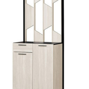 654-11伊凡卡2.7*6.5尺屏風櫃⊙附3片活動隔板，1個透氣孔、 ⊙排鑽鑽孔活動隔板可任意調整