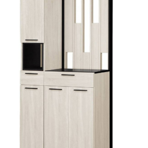 655-2伊凡卡3*6.5尺玄關組合鞋櫃(全組)◆附活動隔板x9、透氣孔x2  ◆排鑽鑽孔，活動隔板可任意調整