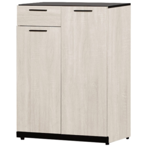 658-3伊凡卡2.7*3.3尺鞋櫃◆附活動隔板x3、透氣孔x1  ◆排鑽鑽孔，活動隔板可任意調整