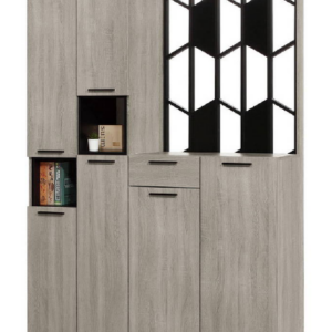 647-2威尼斯4.6*6.5尺玄關組合鞋櫃(全組)◆附活動隔板x8、透氣孔x3  ◆排鑽鑽孔，活動隔板可任意調整