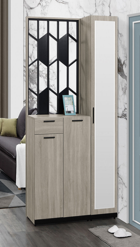 647-4威尼斯4*6.5尺玄關組合鞋櫃(全組)