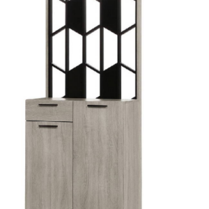 648-4威尼斯2.7*6.5尺屏風櫃⊙附3片活動隔板、1個透氣孔、 ⊙排鑽鑽孔活動隔板可任意調整、