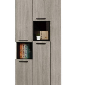 648-5威尼斯2*6.5尺四門玄關鞋櫃◆附活動隔板x5、透氣孔x2  ◆排鑽鑽孔，活動隔板可任意調整