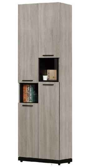 648-5威尼斯2*6.5尺四門玄關鞋櫃◆附活動隔板x5、透氣孔x2  ◆排鑽鑽孔，活動隔板可任意調整