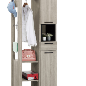 651-3威尼斯2.2*6.5尺玄關組合鞋櫃(全組)◆附活動隔板x5、透氣孔x2  ◆排鑽鑽孔，活動隔板可任意調整