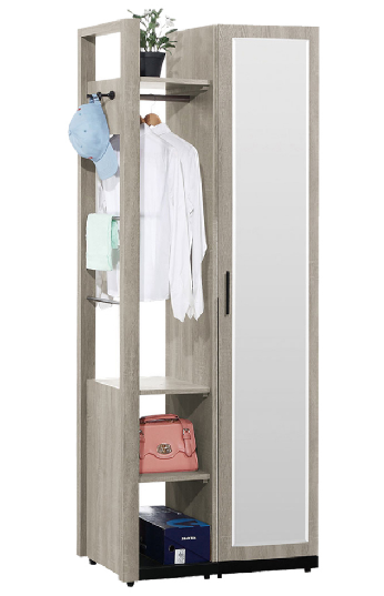 651-8威尼斯2.57*6.5尺玄關組合鞋櫃(全組)( 附7 片活動隔板.2 個透氣孔） ( 排鑽鑽孔，活動隔板可任意調整）