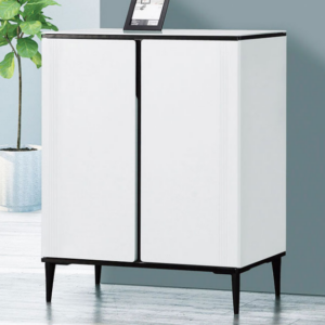 686-2吉富2.65尺岩板白色鞋櫃⊙附1個透氣孔、 ⊙內附4片活動隔板、