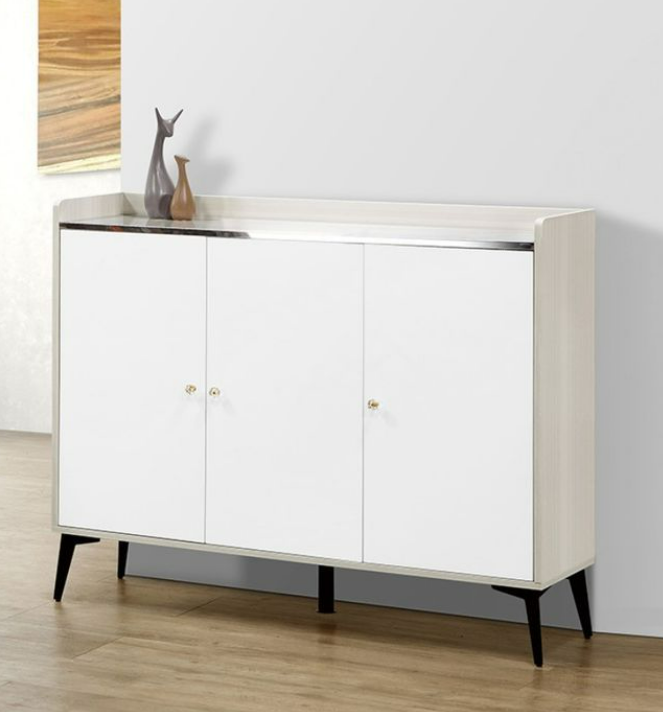 683-3賀倫4尺鞋櫃附二個透氣孔  附3大3小片活動隔板