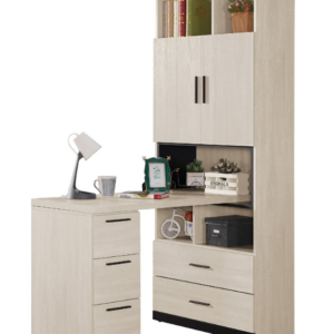 713-8伊凡卡4尺組合書桌櫃(全組)書桌面:寬120深56公分  ⊙不分左右方向、