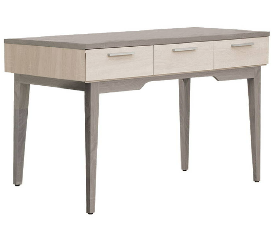 745-2海芋4尺三抽書桌(不含桌上架)