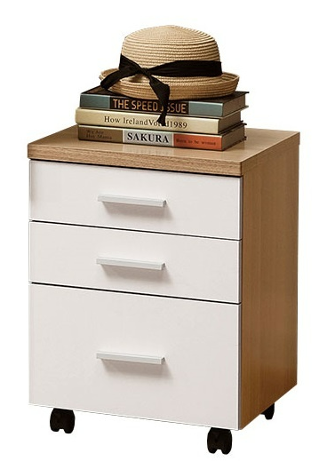 755-4金詩涵活動櫃附煞車前輪