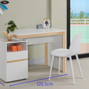 762-4傑伊斯4尺書桌⊙二抽側櫃不可改方向放置