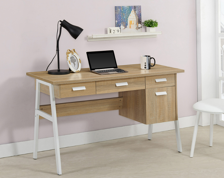 760-4平谷4尺三抽書桌