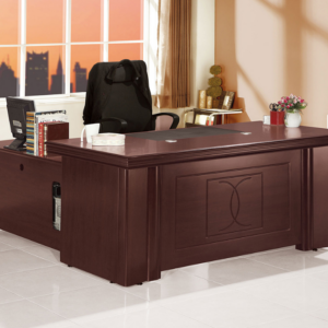 774-2高泉胡桃5.8尺辦公桌(全組)