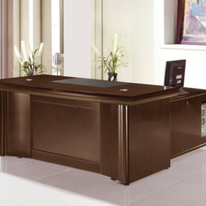 776-2布魯克胡桃5.8尺辦公桌(全組)