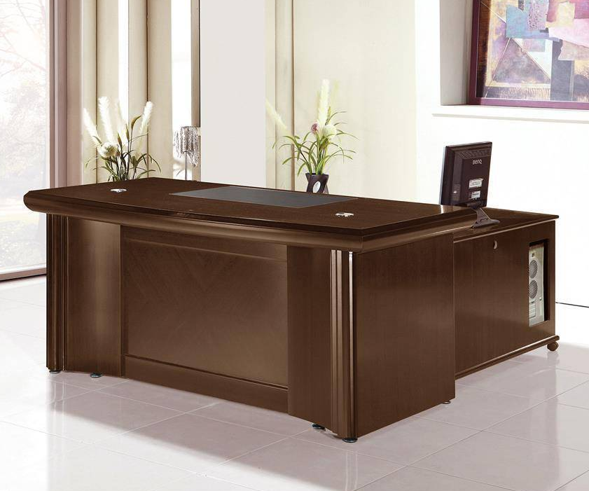 776-2布魯克胡桃5.8尺辦公桌(全組)