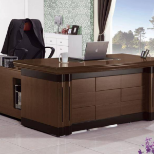 776-6華倫胡桃5.8尺辦公桌(全組)