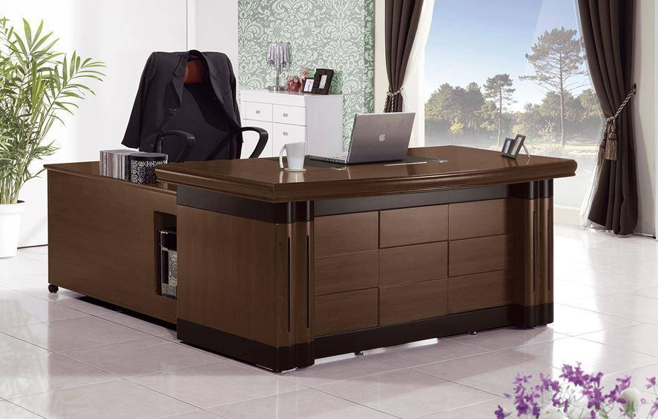 776-6華倫胡桃5.8尺辦公桌(全組)