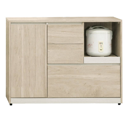 852-8艾琳4尺木面餐櫃下座