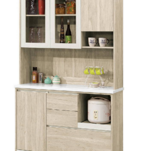 854-4艾琳4尺石面餐櫃(上+下)