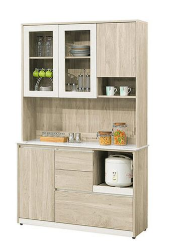 854-9艾琳4尺岩板餐櫃(上+下)