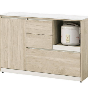 854-11艾琳4尺岩板餐櫃下座⊙附1片活動隔板