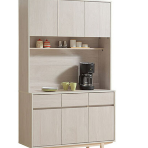 826-3菲洵4尺木面餐櫃(上+下)