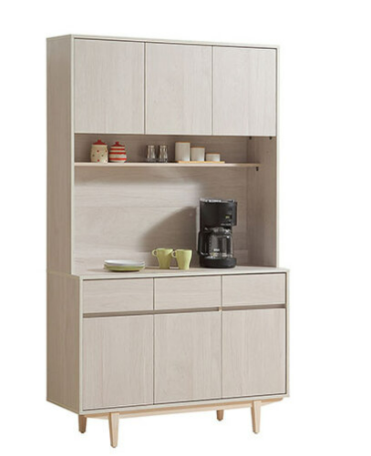 826-3菲洵4尺木面餐櫃(上+下)