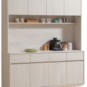 826-2菲洵5尺木面餐櫃(上+下)