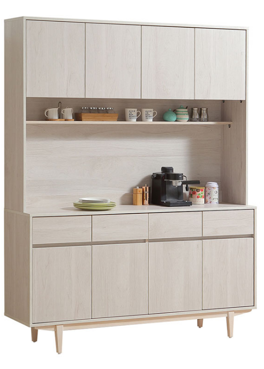 826-2菲洵5尺木面餐櫃(上+下)