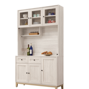 846-4維特4尺木面餐櫃(上+下)