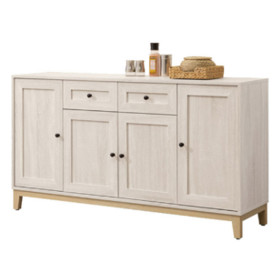 846-8維特5尺木面餐櫃下座附3片活動隔板