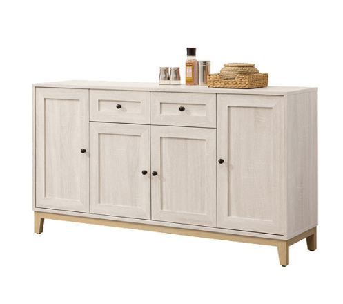 846-8維特5尺木面餐櫃下座附3片活動隔板