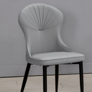 924-5提爾頓灰色皮餐椅