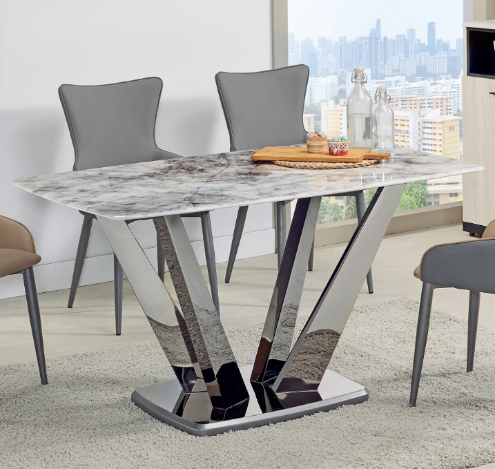 878-2田納西4.6尺石面餐桌