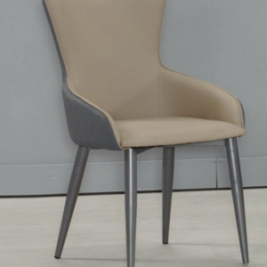 924-3 田納西卡其色貓抓皮餐椅坐寬41坐深44坐高46公分