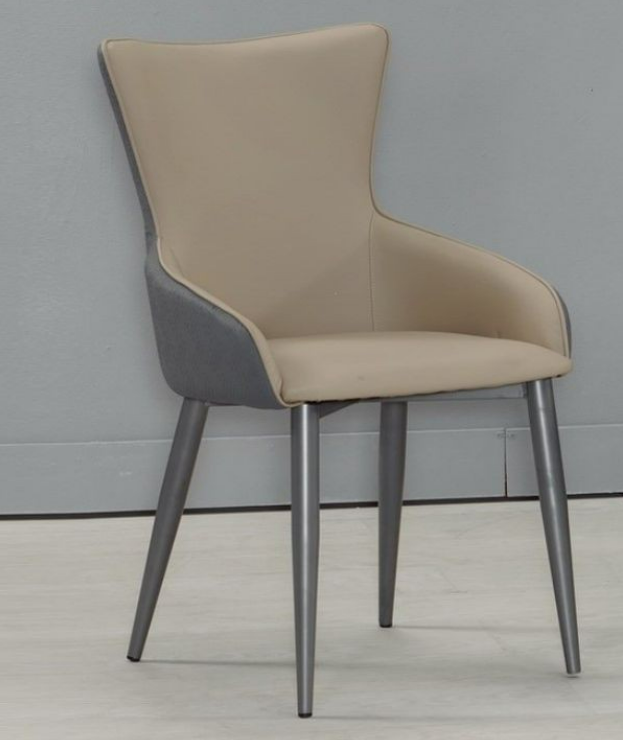 924-3 田納西卡其色貓抓皮餐椅坐寬41坐深44坐高46公分