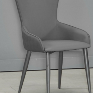 924-2田納西灰色貓抓皮餐椅坐寬41坐深44坐高46公分