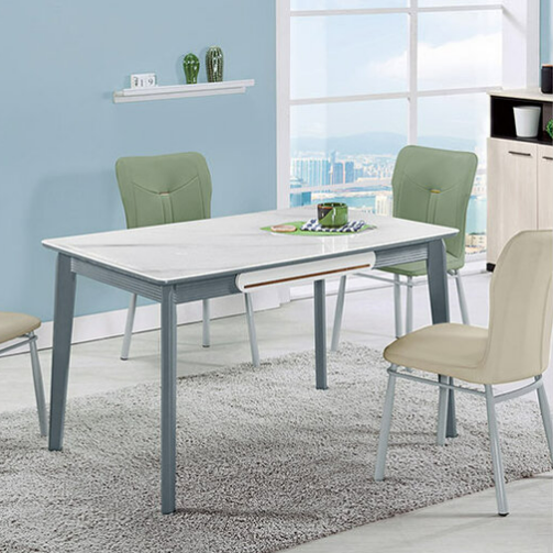 878-3景萊4.3尺玻璃餐桌