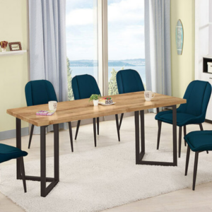 890-5富潤6尺實木餐桌