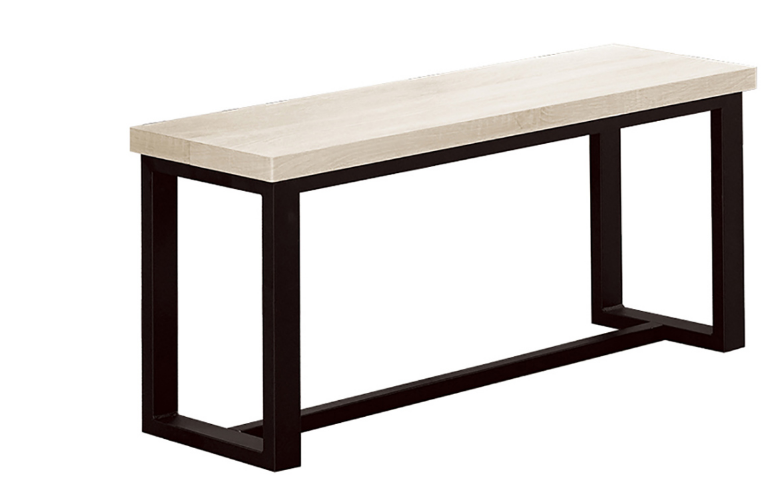 932-16艾陶長板凳.洗白橡木面