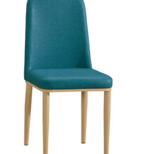 931-9坦菲藍色皮餐椅◆尺寸：44 x 49 x 89.5 cm