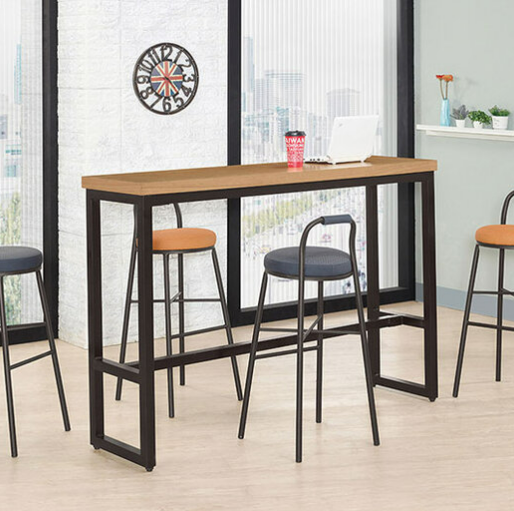 919-2胡達5尺木面吧台桌