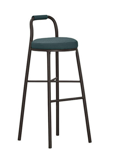 934-8胡達灰色皮面吧台椅坐寬35坐深28坐高76公分