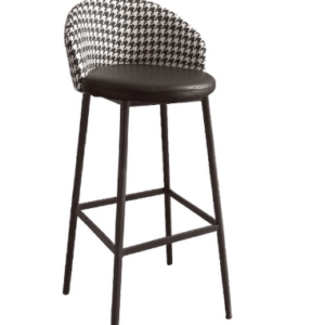 934-3馬西黑色皮面吧台椅坐寬38坐深34坐高75公分