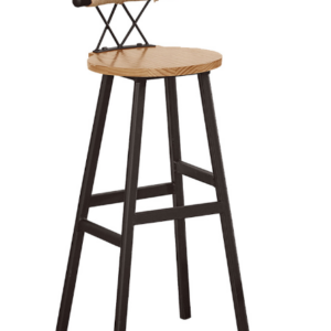 933-4蔚山實木吧台椅坐寬34坐深33坐高74公分