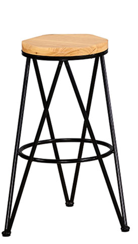 933-9塔卡實木吧台椅坐寬34坐深34坐高75公分