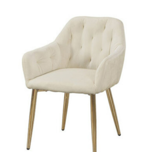 921-4伯明翰米白色布面餐椅