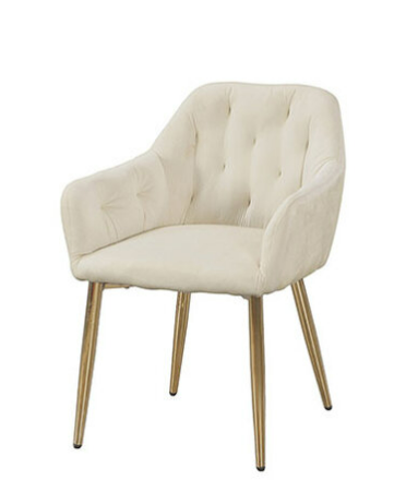 921-4伯明翰米白色布面餐椅