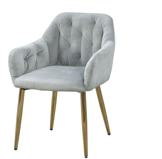 921-5伯明翰灰色布面餐椅